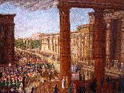 Erastus Salisbury Field Pharoah's Army Marching USA oil painting reproduction